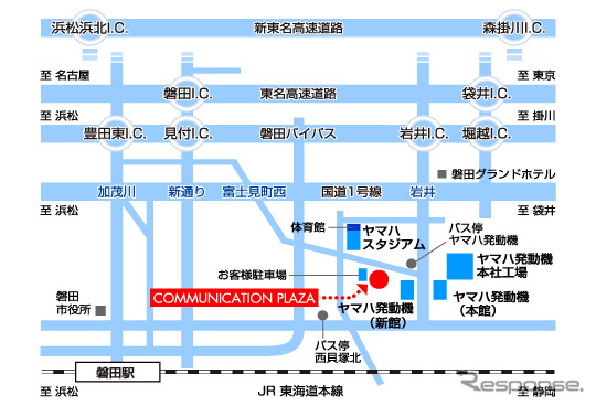 コミュニケーションプラザ・地図