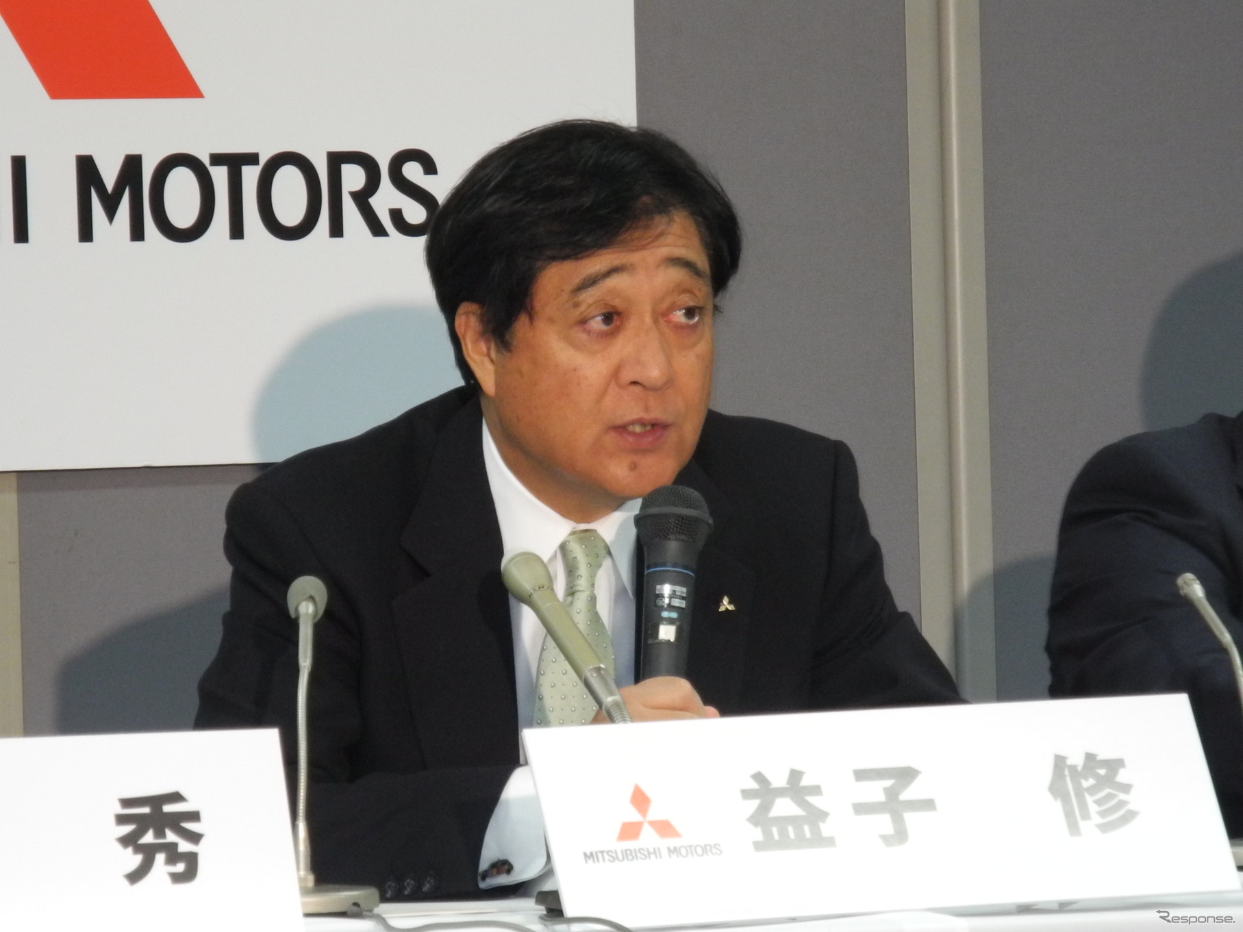 三菱 益子修社長（参考画像）