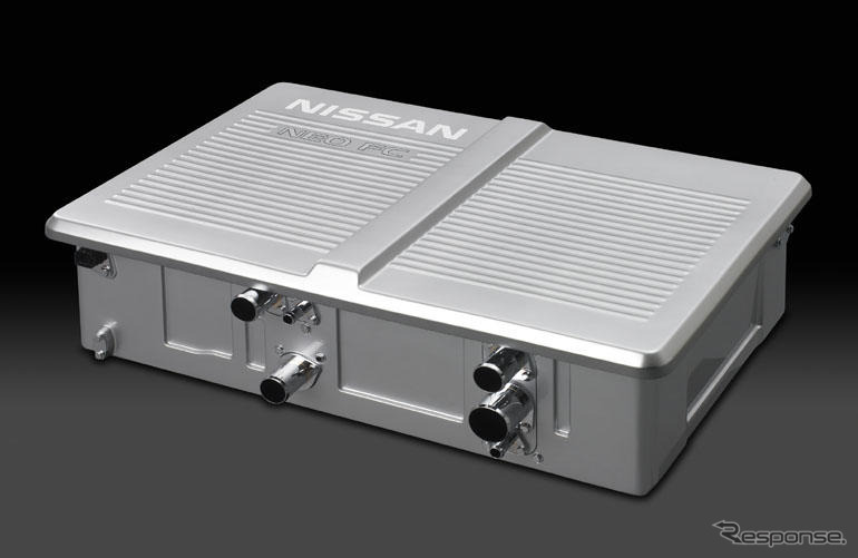 日産、自社製スタックの燃料電池車を06年度に投入