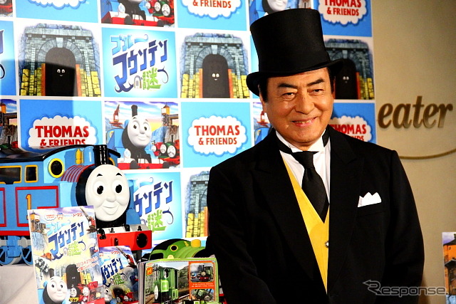 「きかんしゃトーマス ブルーマウンテンの謎」公開イベントでの高橋英樹さんと高橋真麻さん