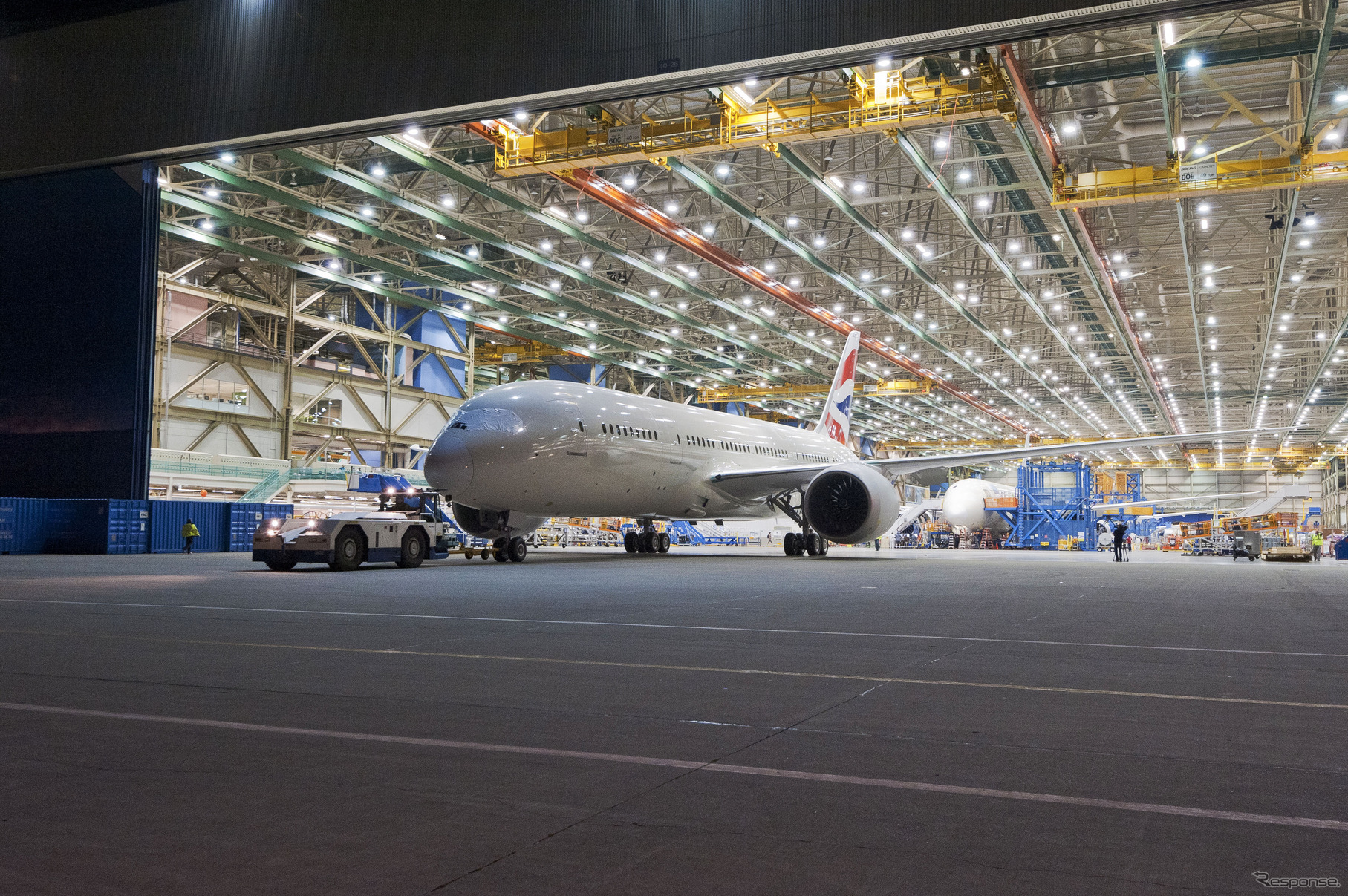 ボーイング787最終組立工場