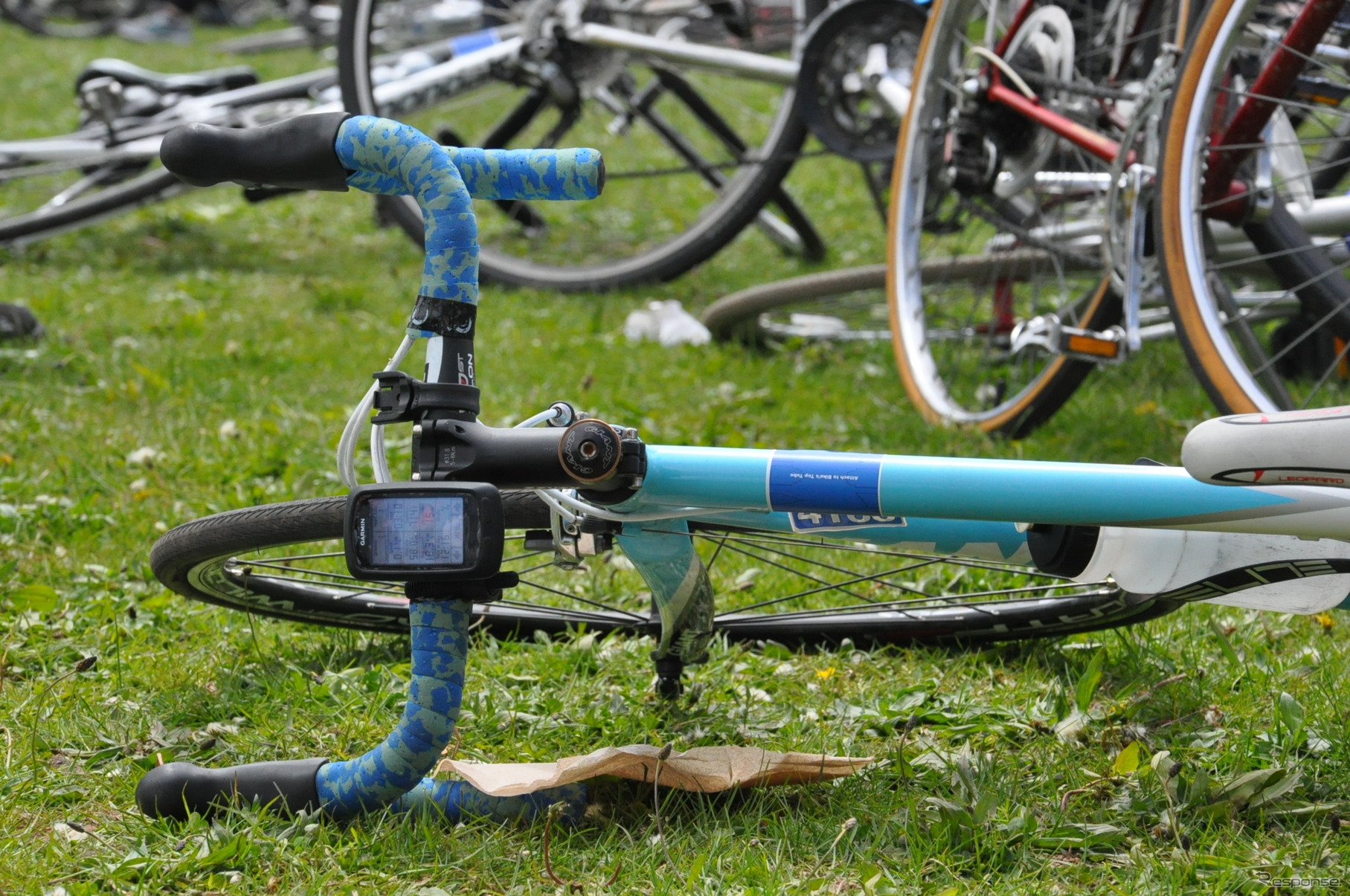 バイクニューヨーク13昼食会場のようす