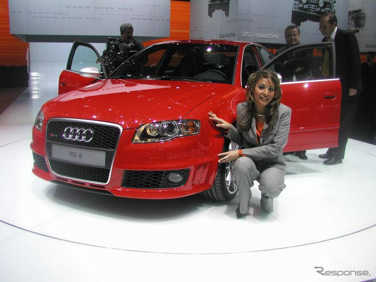 【ジュネーブモーターショー05】アウディ RS4…ダイナミックな走り