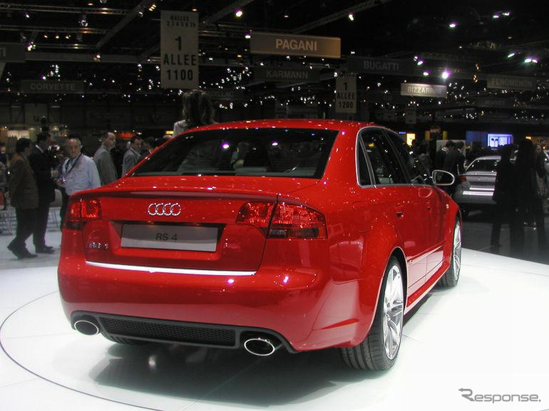【ジュネーブモーターショー05】アウディ RS4…ダイナミックな走り