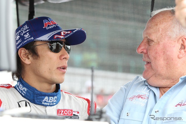 インディ500、7日目プラクティス　佐藤琢磨選手