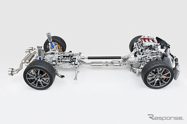 特別企画展示NISSAN GT-Rベアシャシーモデル