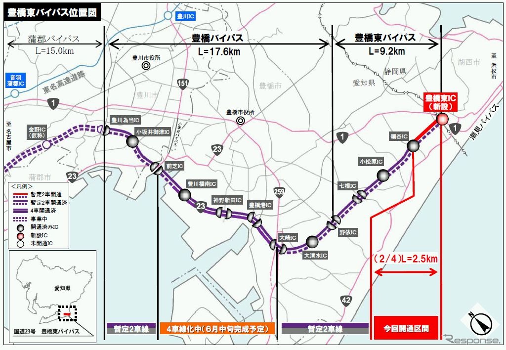 国道23号豊橋東バイパス