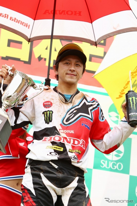 成田亮選手（全日本MX第4戦）