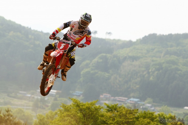 成田亮選手（全日本MX第4戦）