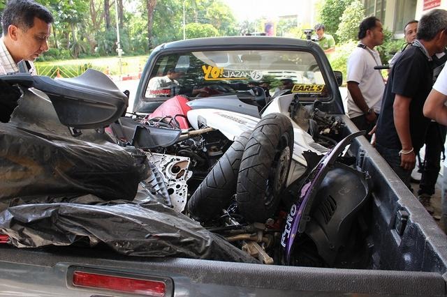 バイク盗み部品販売、バンコクで容疑者３人逮捕