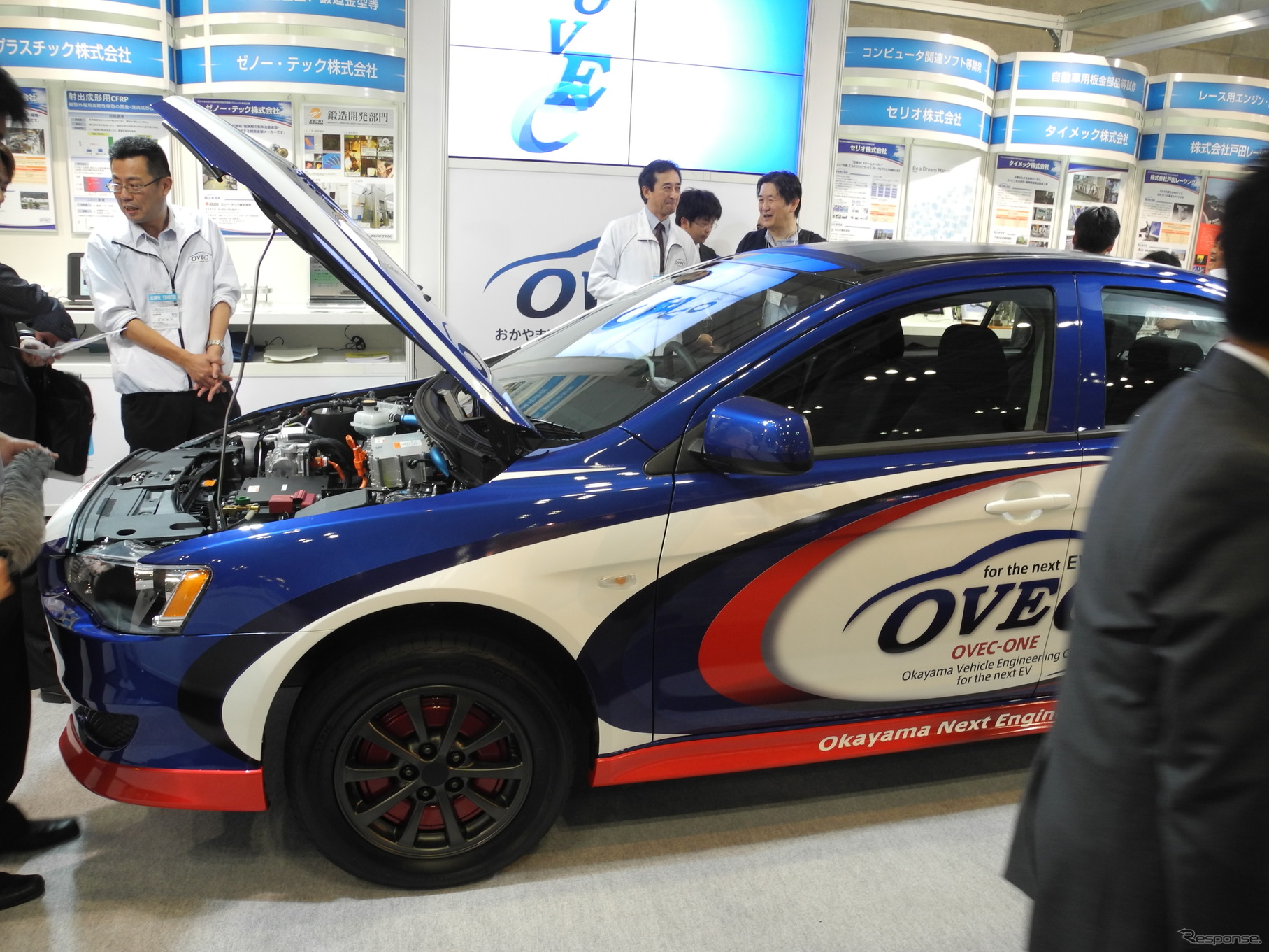 OVECが出展した試作開発車両