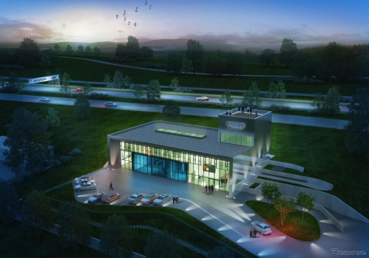 ヒュンダイのドイツ・ニュルブルクリンク新車開発テストセンターの完成予想図