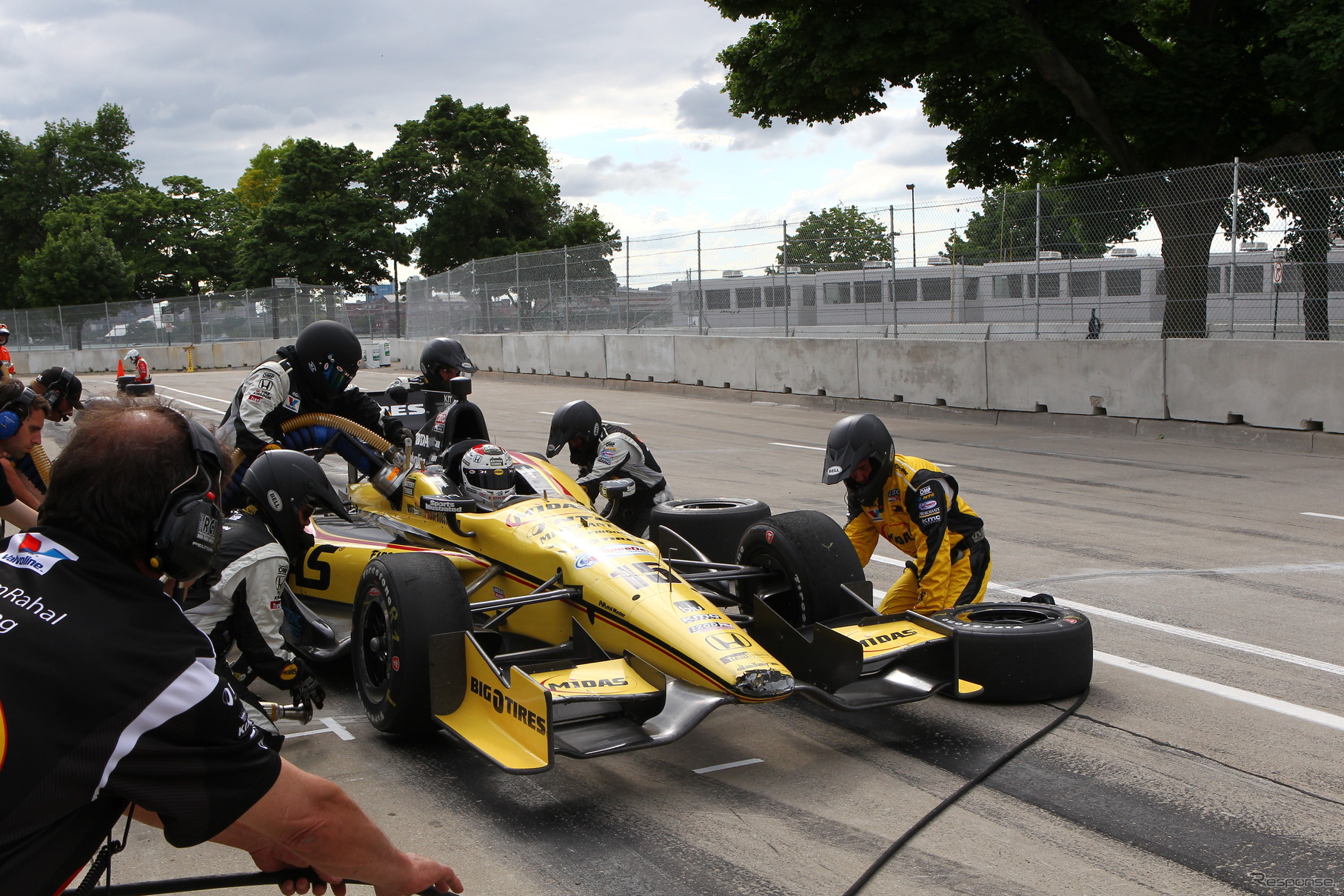 グレアム・レイホールはレース2で9位となった。写真：IndyCar