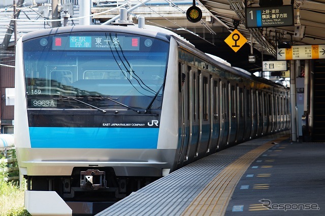 大宮方面からの京浜東北線は東十条駅での折り返し運行に。