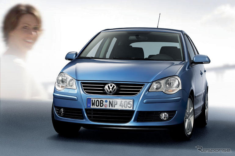 VW ポロ、顔が新しいブランドデザインに