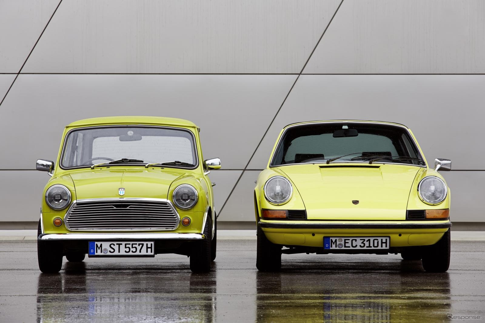 クラシックMiniと初代ポルシェ911