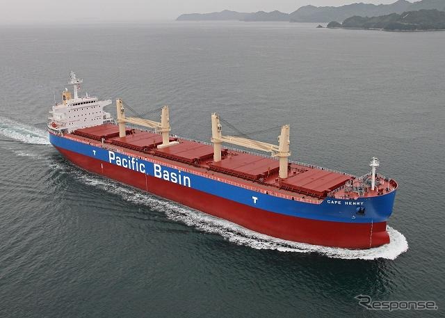 ジャパン・マリンユナイテッド、スープラマックス型バルクキャリア「ケープ・ヘンリー」を引き渡し