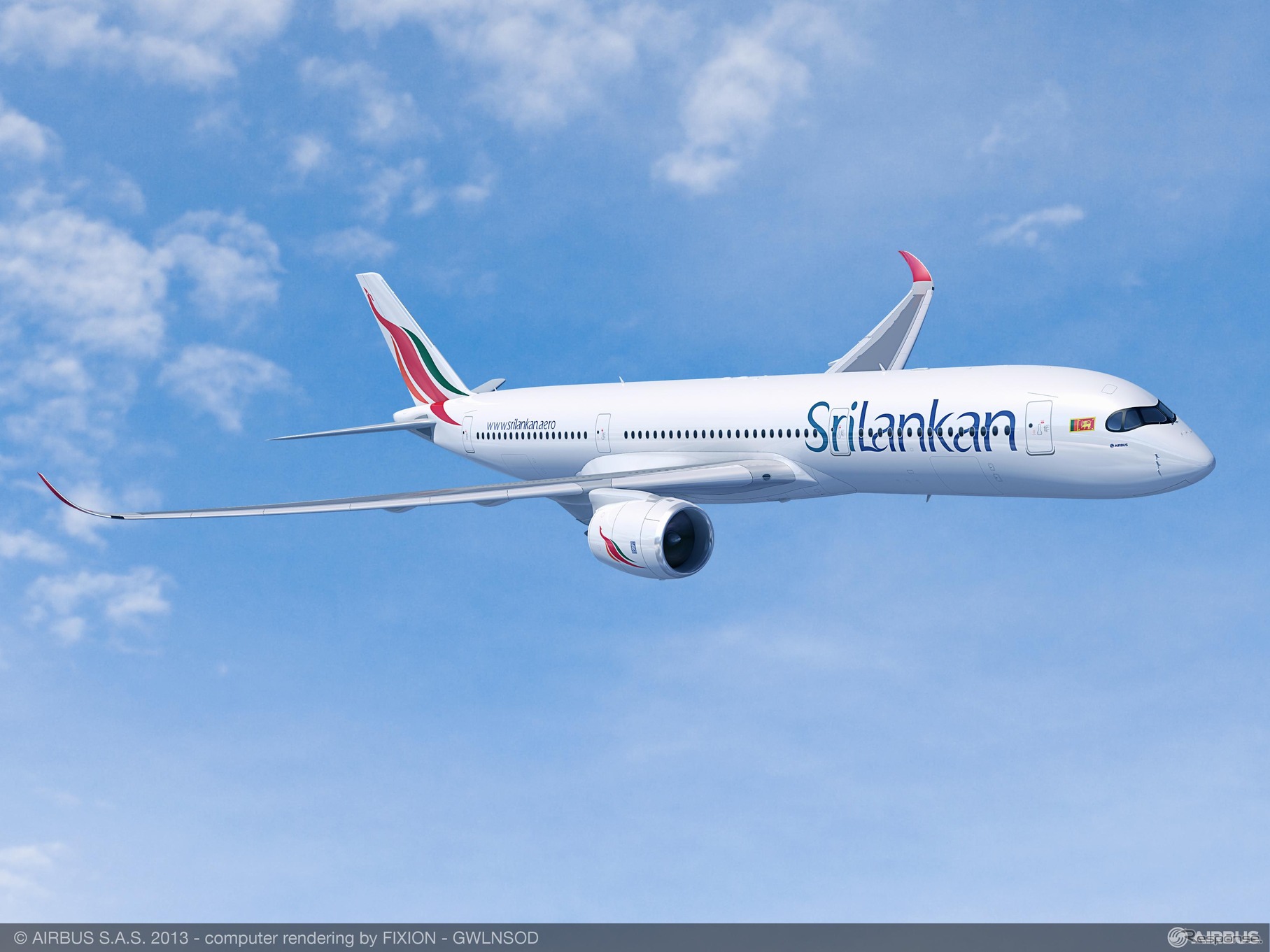 スリランカ航空A350-900