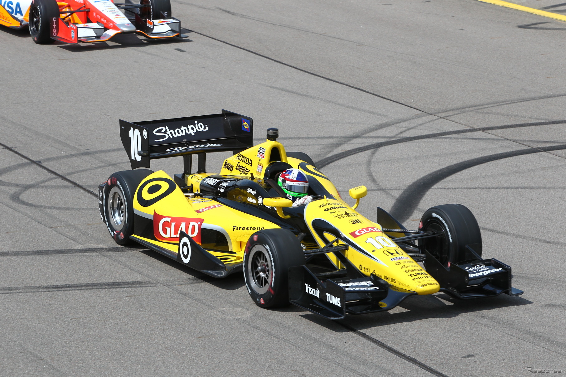 今季は低迷が続いているダリオ・フランキッティ。今回も決勝20位と苦戦した。写真：IndyCar