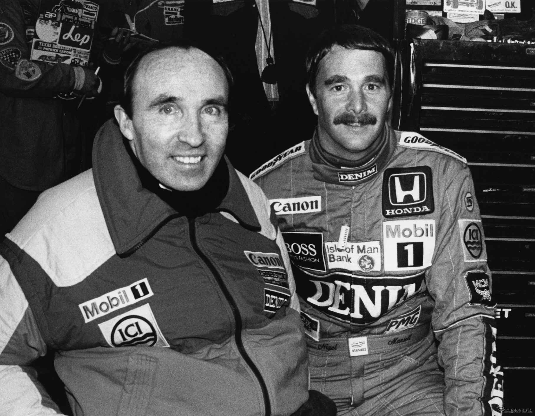 マンセルとフランク・ウィリアムズ（1986年）