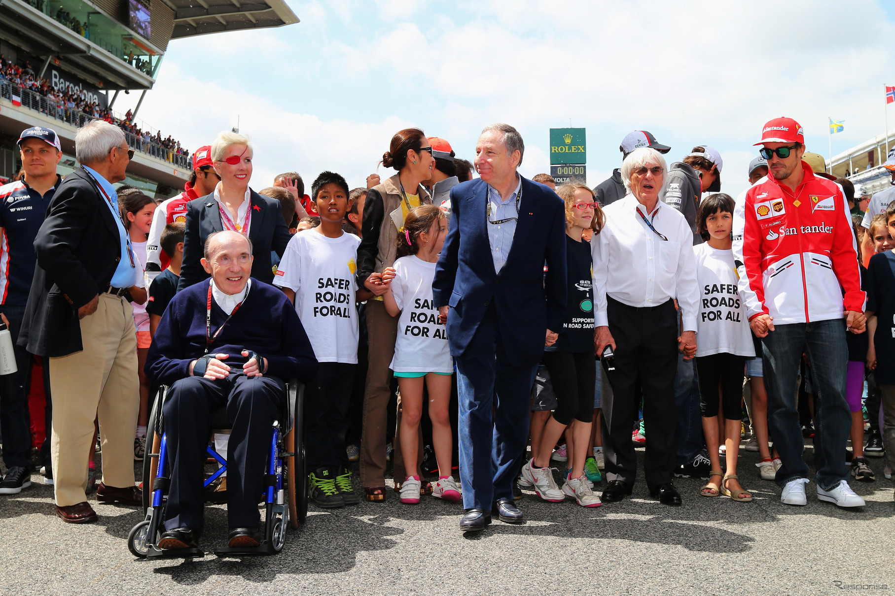 2012年に70歳の誕生日を祝われたフランク・ウィリアムズ