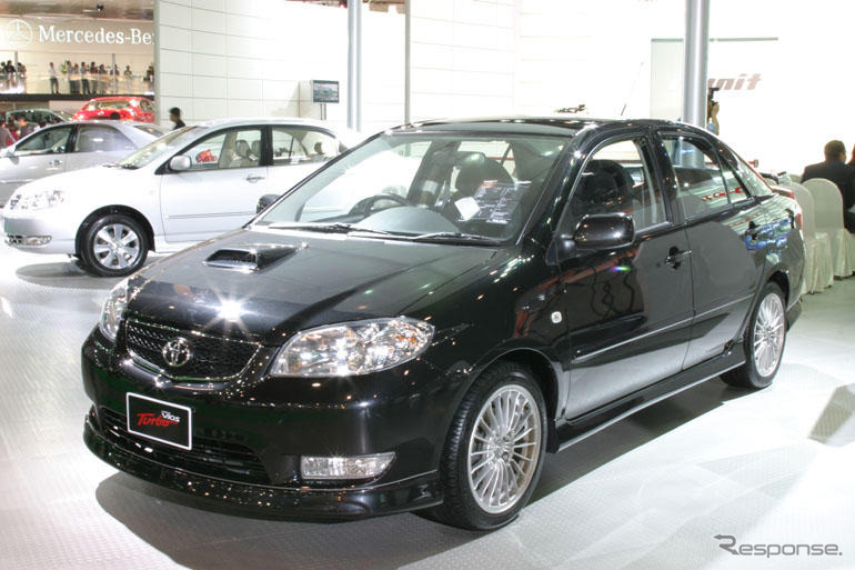【バンコクモーターショー05】新車購入可能!　トヨタ製ターボ付き4ドアセダン