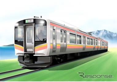 新潟地区向けのE129系一般形電車。2両編成30本と4両編成25本の合計160両が投入される。