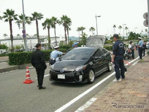 マリーナシティ街頭検査