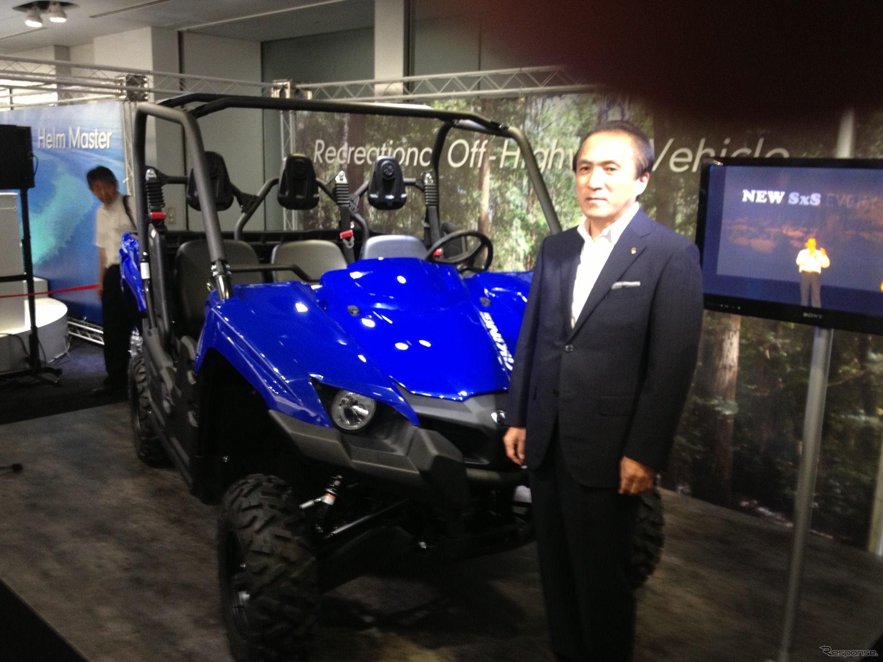 ヤマハ発動機の「VIKING」と柳弘之社長