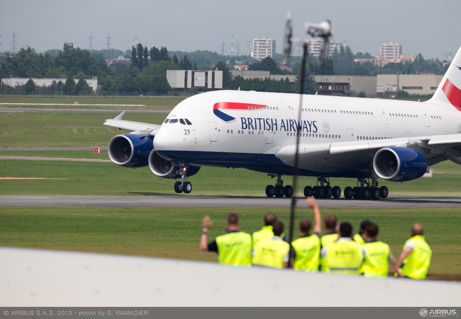 A380のBAによる飛行デモンストレーション1