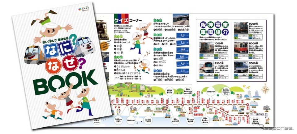 今回は募集要項が一体になった「阪神電車なに？なぜ？BOOK」を新たに制作。阪神線各駅で無料配布する。