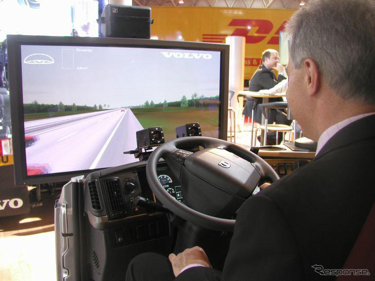 【CVショー05】ボルボの居眠り運転警告システム