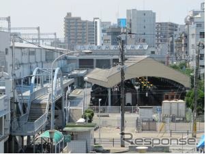 弁天町駅に隣接して設けられている交通科学博物館。2014年4月の閉館が決まった。