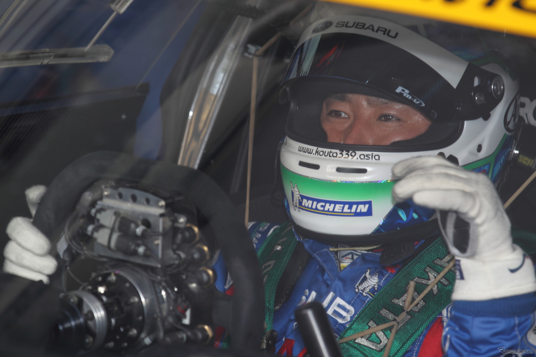 今やGT300のポールハンターとも呼べる存在になっている、BRZの佐々木孝太（写真はセパン戦）。写真：SUBARU/STI