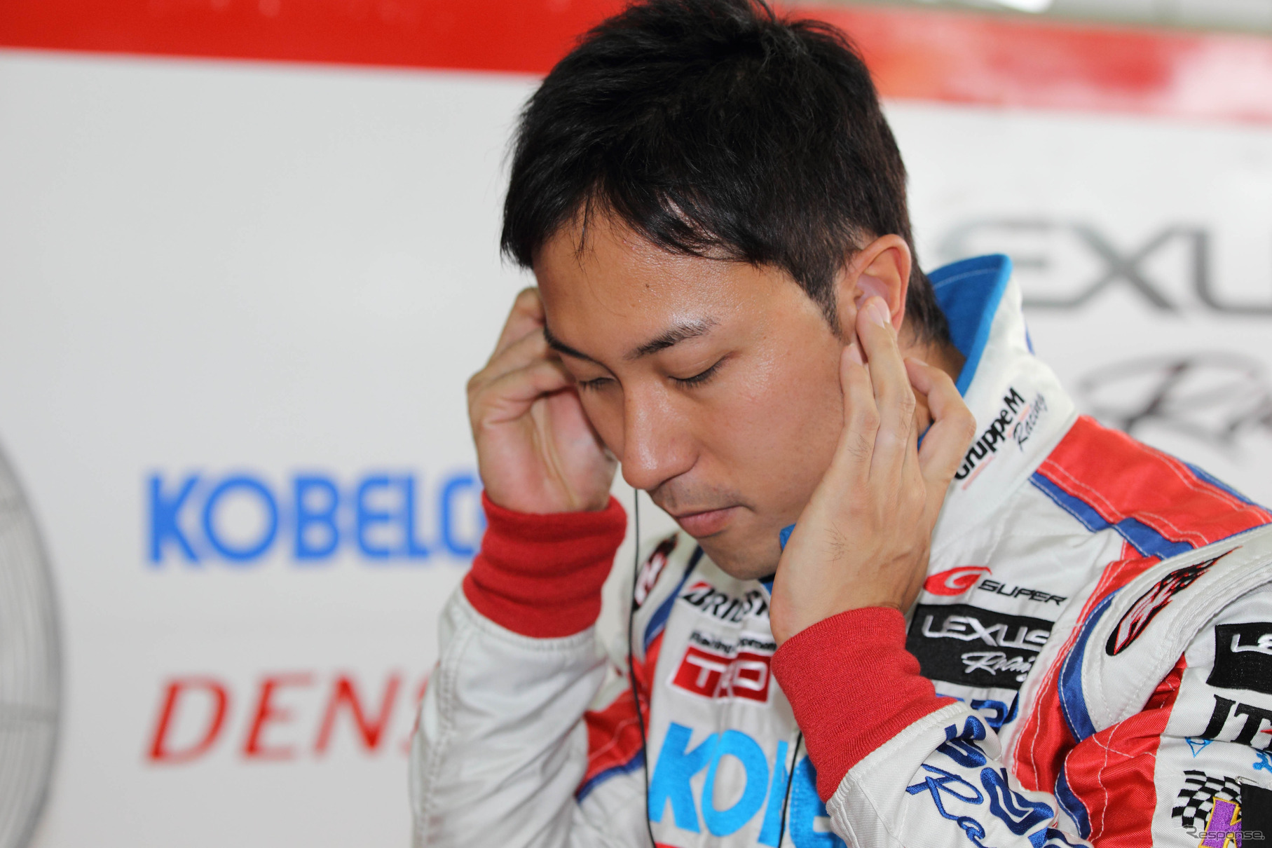 GT500で予選2位につけた石浦宏明（写真はセパン戦）。写真：TOYOTA