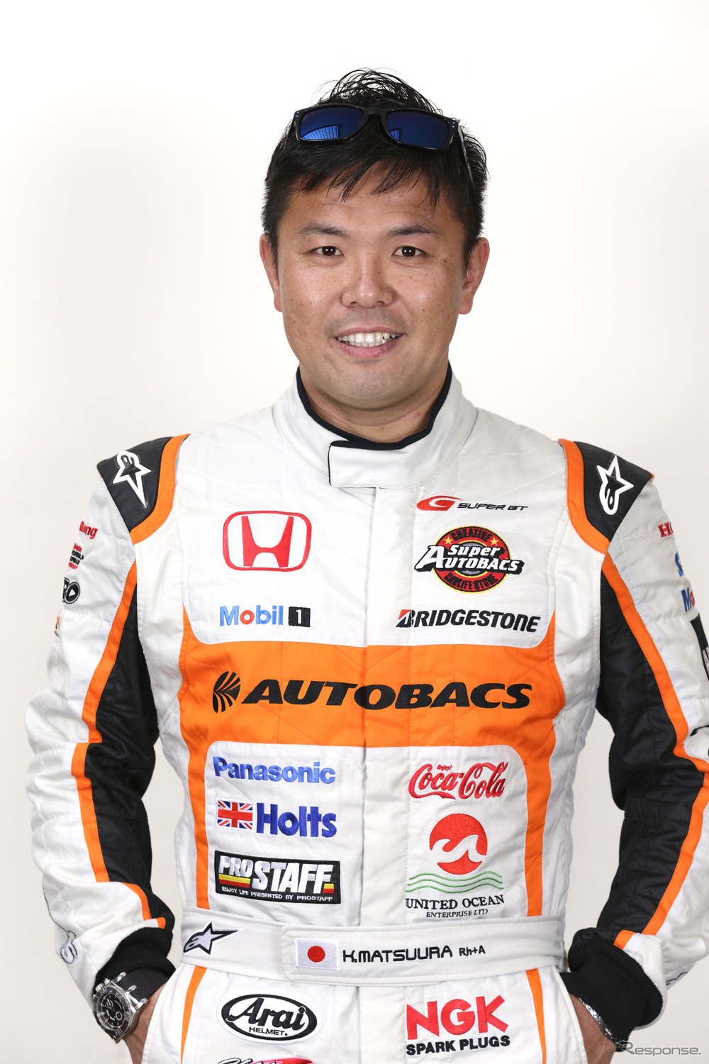 #8 ARTA HSV-010の松浦孝亮（こうすけ）。写真：Honda