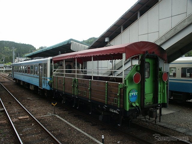 現在の予土線トロッコ列車『清流しまんと号』は8月31日で運転を終了する。