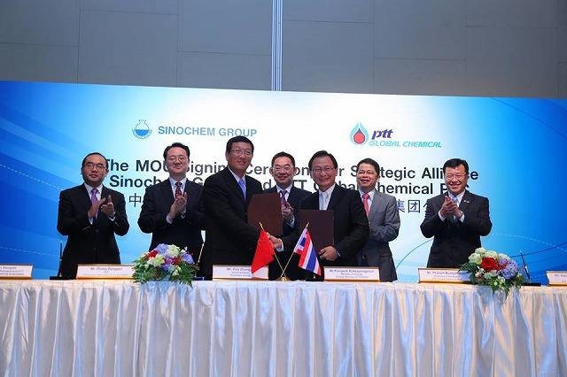 タイ国営石油ＰＴＴ、中国中化集団と提携