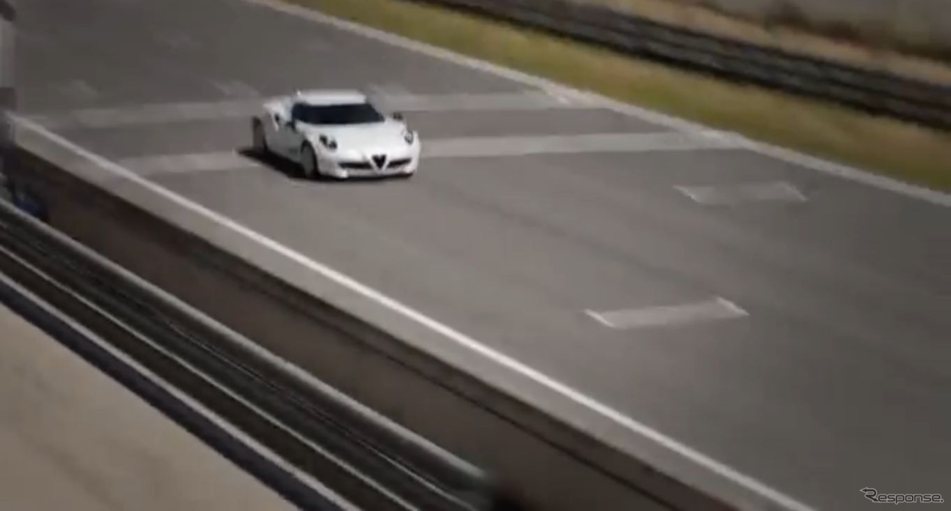 アルファロメオ4Cの最新公式映像