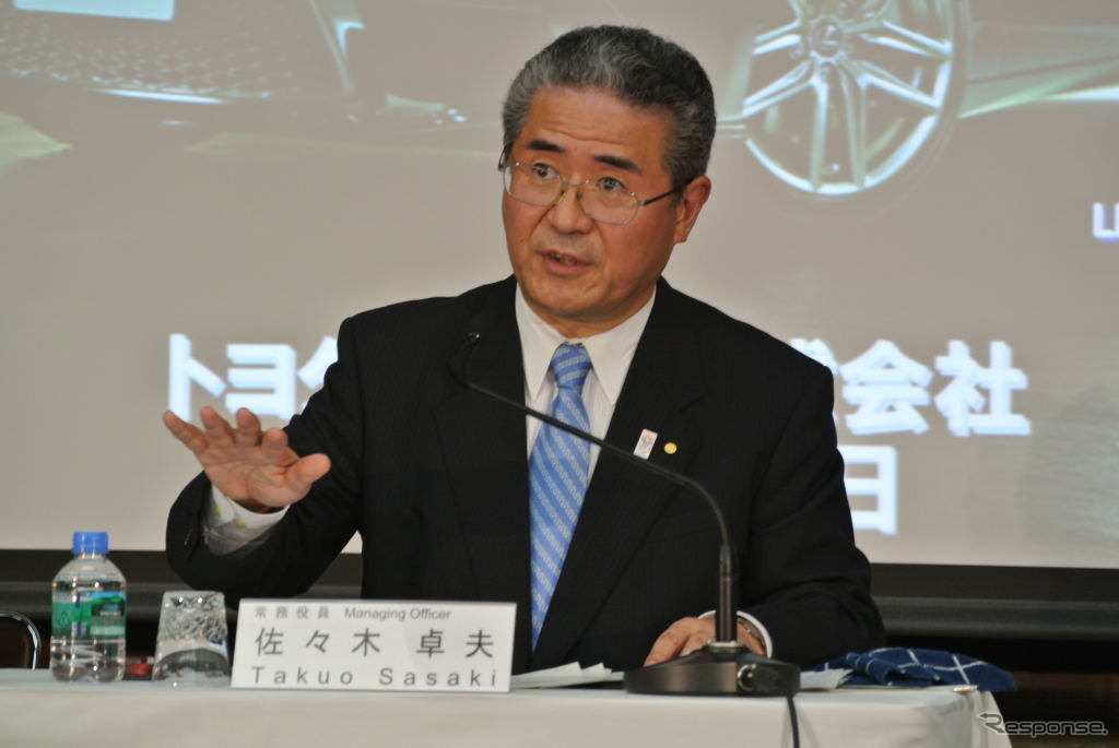トヨタ自動車 佐々木卓夫常務役員