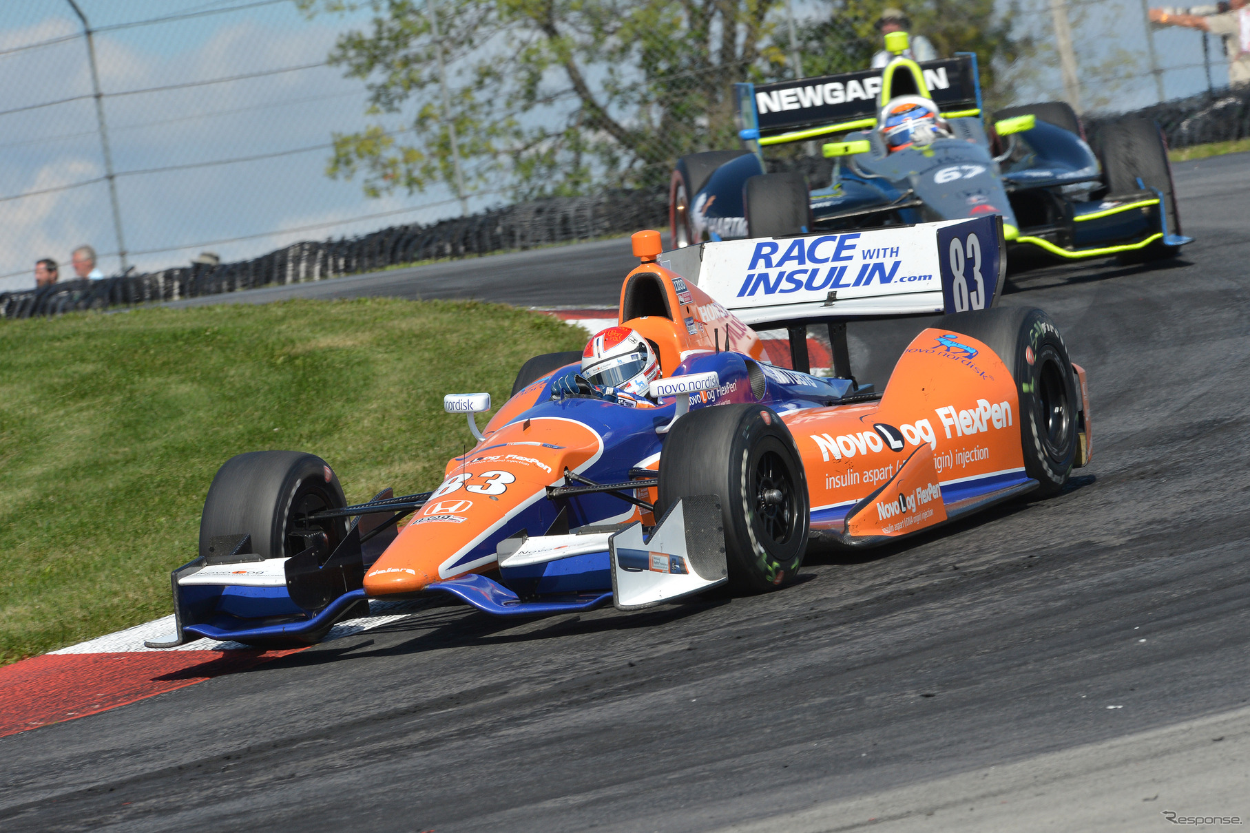 キンボールは完勝といっていい内容の勝利だった。写真：IndyCar