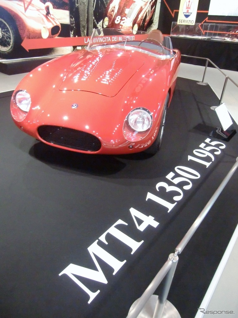 OSCA MT4 1350　1955年のミッレミリアでクラス2位、1956年のジーロ・ディ・カラブリアで優勝を果たした