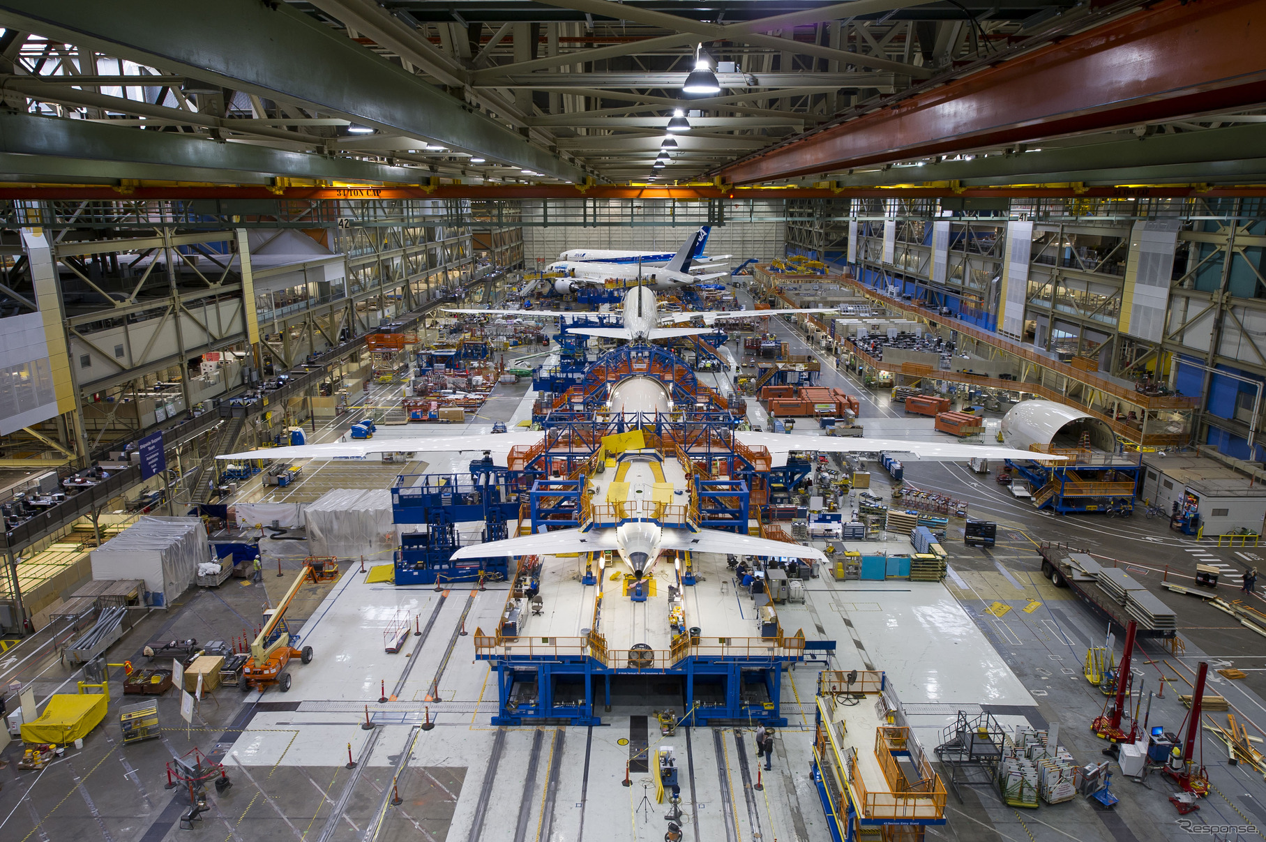 ボーイング787最終組立工場