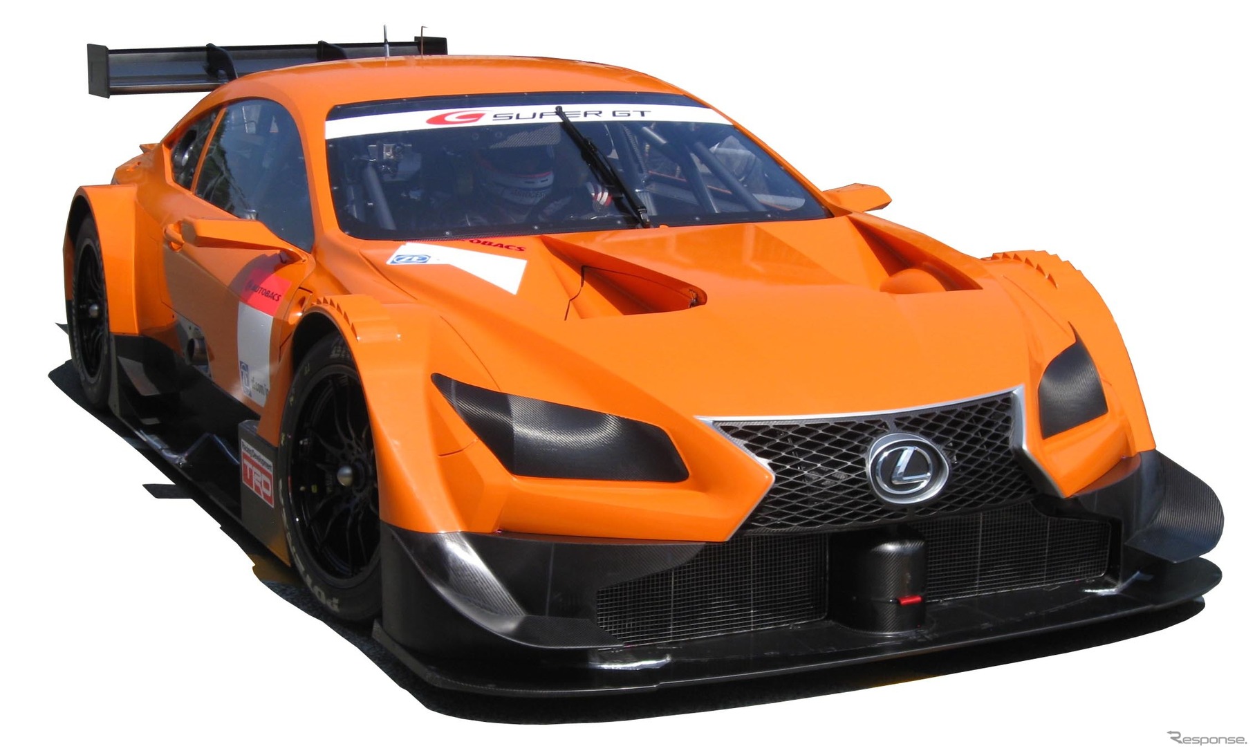 14年、レクサスはLF-CCをベースにしたマシンでGT500を戦う。写真：TOYOTA