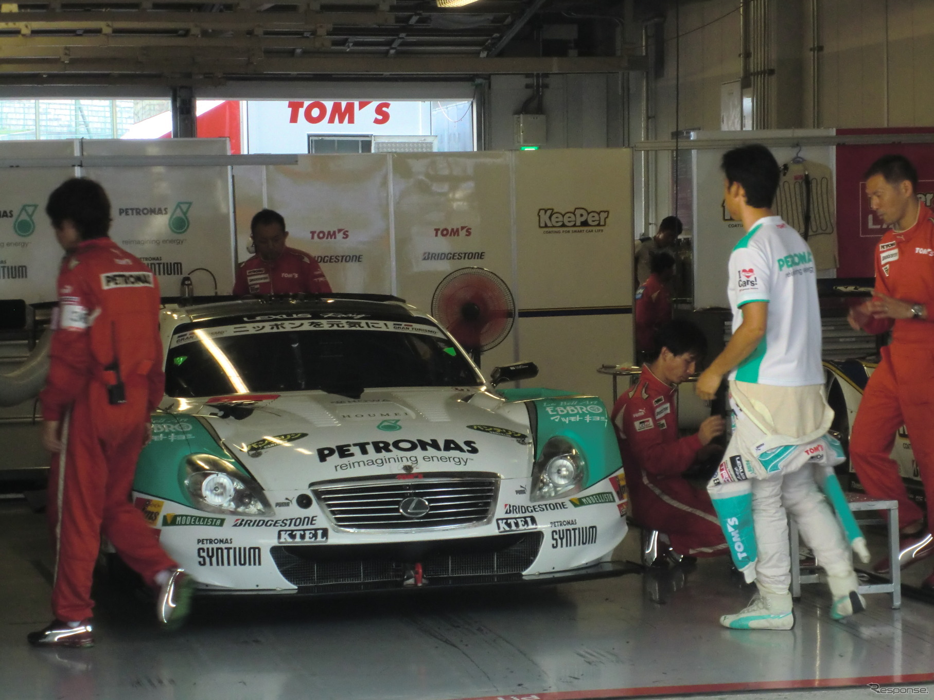 GT500決勝3位、TOM'Sの中嶋一貴＆ロシター組SC430。