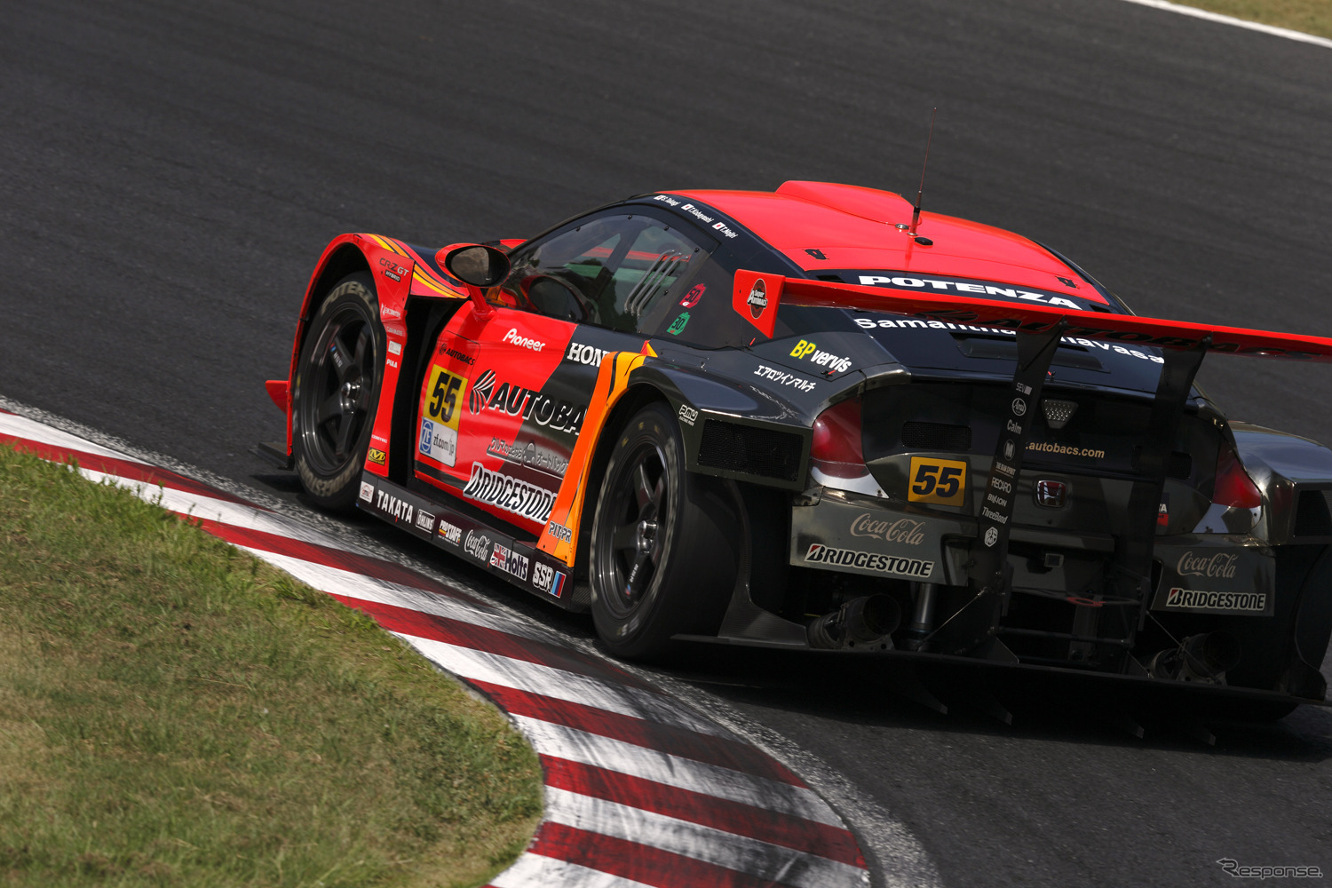 ARTAのCR-ZはGT300クラス3連勝ならず（リタイア）。写真：Honda
