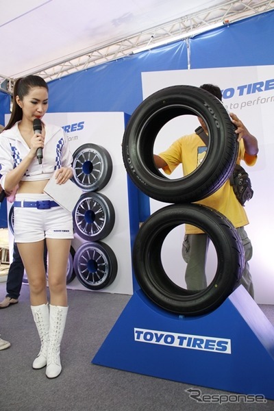 東洋ゴム、タイ開催のトヨタ・ワンメイクレースをサポート