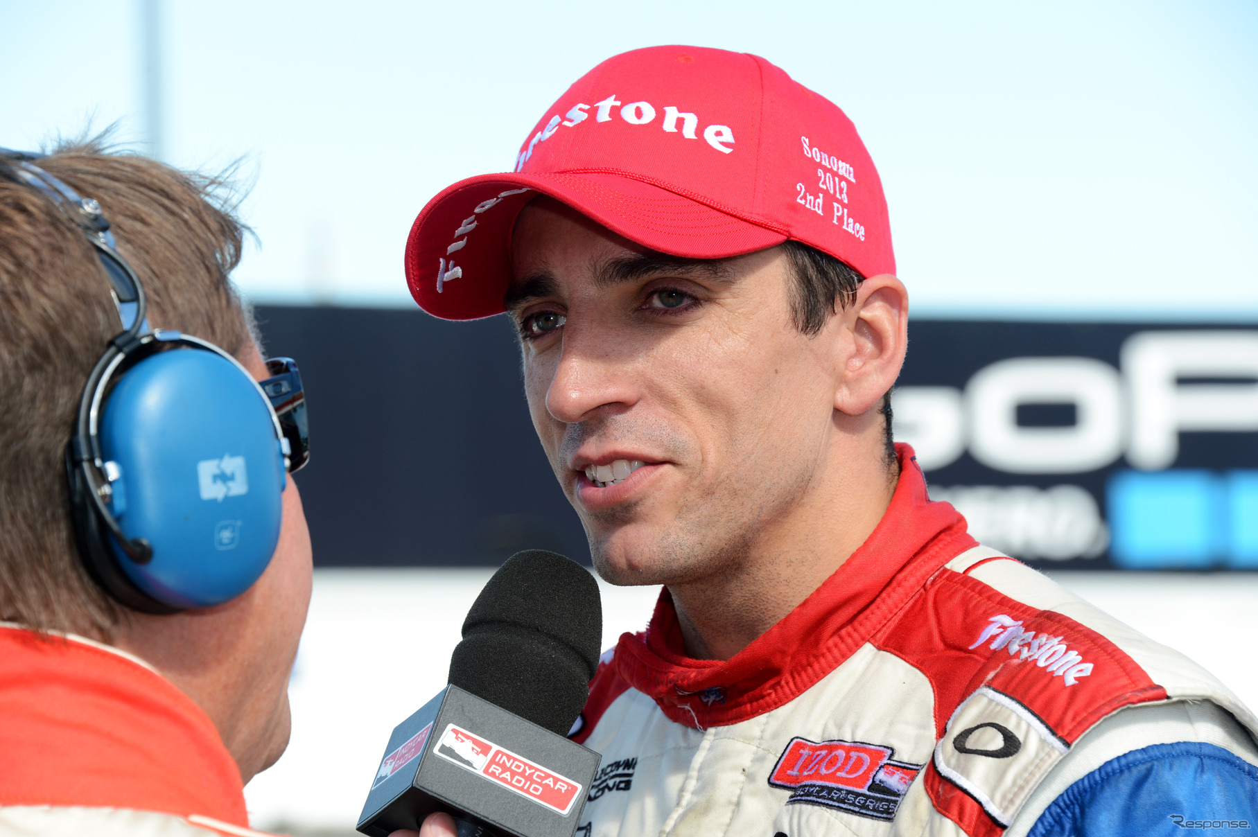 2位を得たジャスティン・ウィルソン。写真：IndyCar