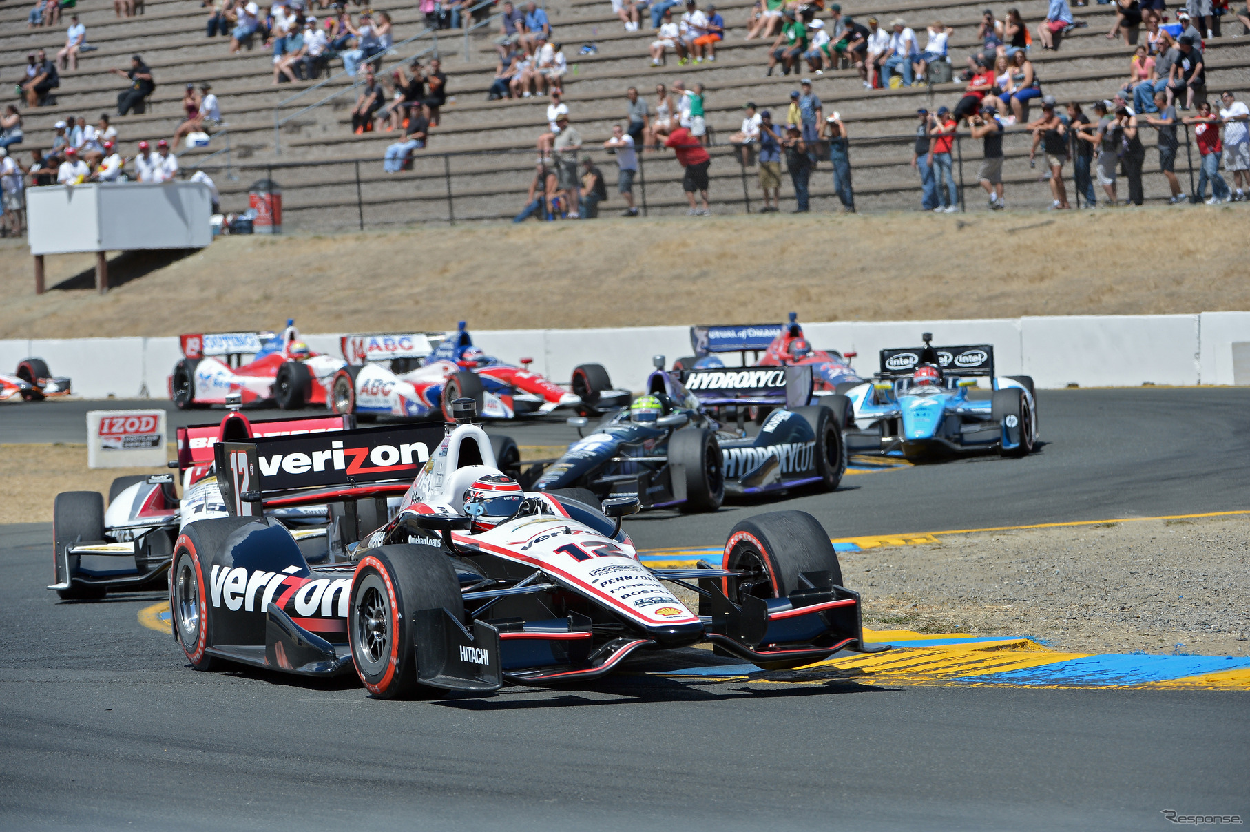 ウィル・パワー、待望の今季初勝利。写真：IndyCar