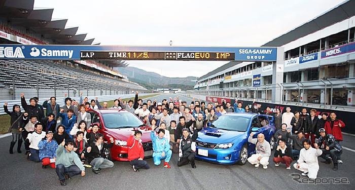 ランサーエボリューション＆インプレッサ WRX STIオーナー対象のワンメイクドライビングレッスン（イメージ）